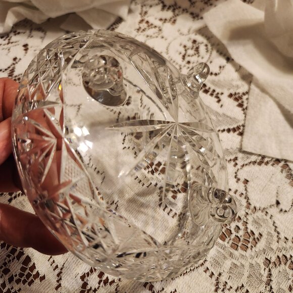 Vintage 3-Footed Crystal Candy Dish - Picture 4 of 4